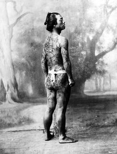 Tattooed Betto, c.1860-80 